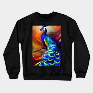 STYLISH AND EYECATCHING PEACOCK Crewneck Sweatshirt